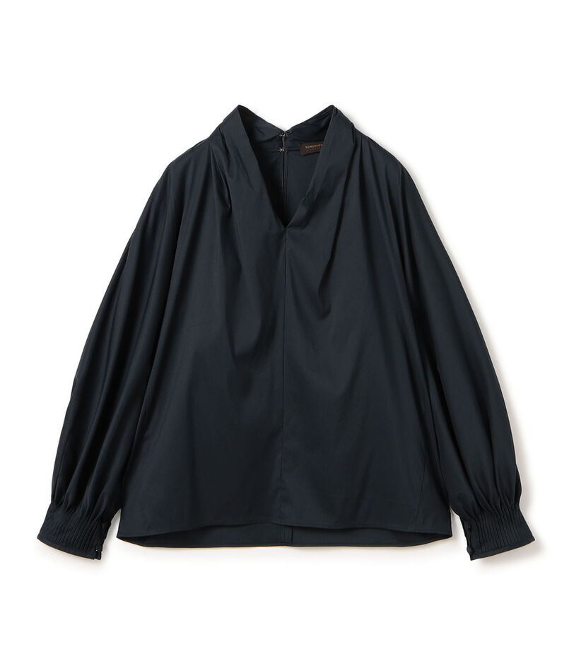 【WEB先行予約】ストレッチブロード ドルマンパフブラウス