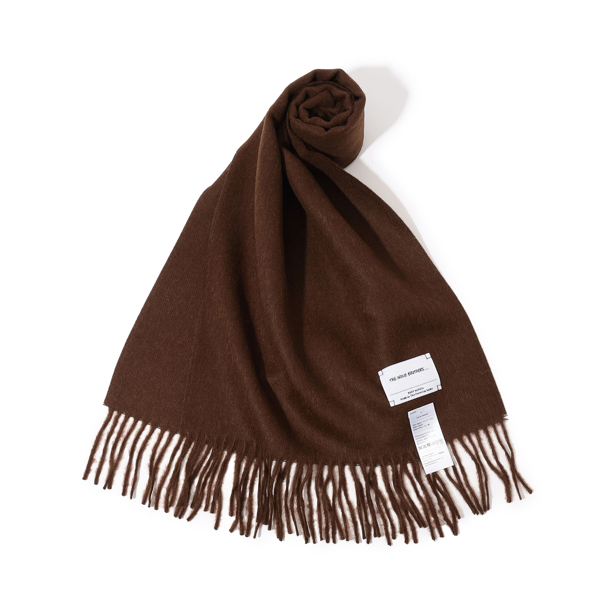 THE INOUE BROTHERS Brushed Scarf アルパカ ストール｜トゥモローランド 公式通販