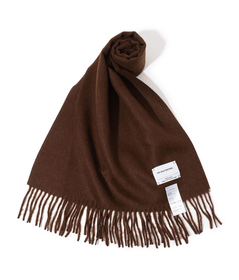 THE INOUE BROTHERS... Brushed Scarf アルパカ ストール
