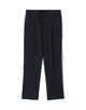 Super120's wool Polyester 1 pleated easy slacks