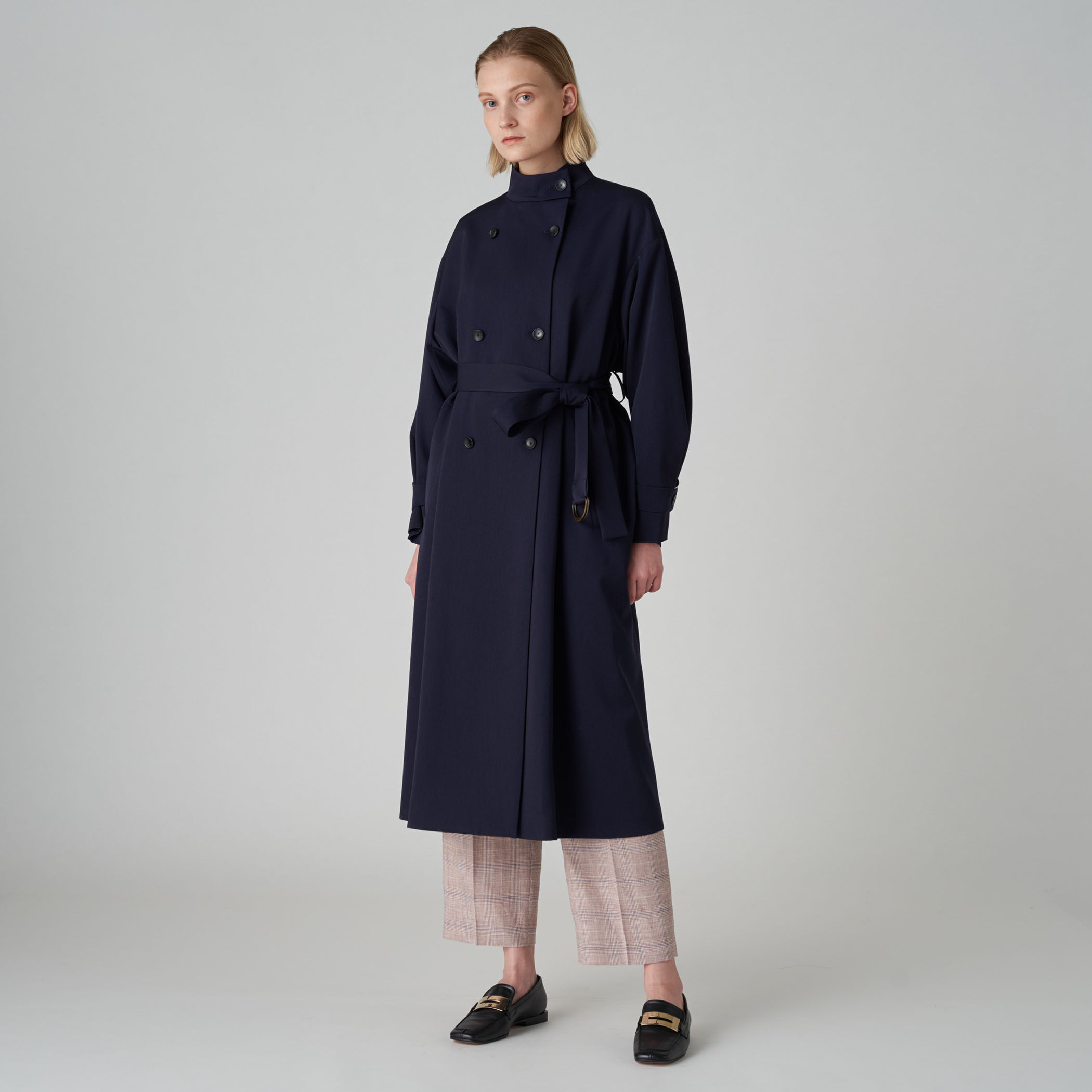 カバートクロス スタンドカラーコート｜トゥモローランド 公式通販