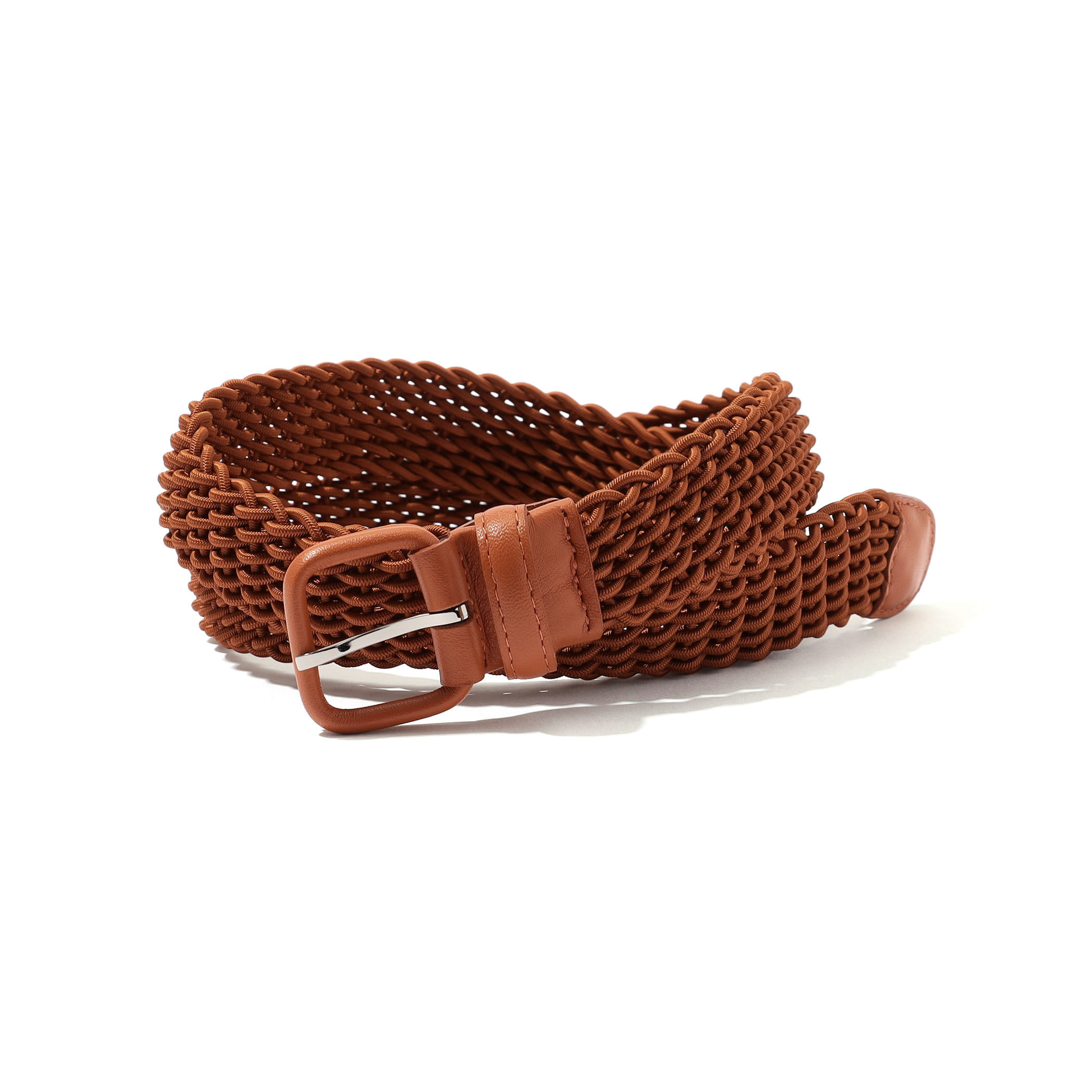 Maison Boinet 革巻き メッシュベルト 90 トゥモローランド Maison Boinet レザーカバーバックル メッシュベルト