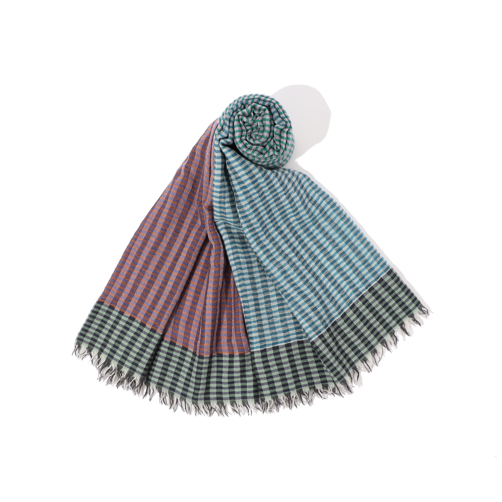 EPICE ウール パネルチェックストール｜トゥモローランド 公式通販