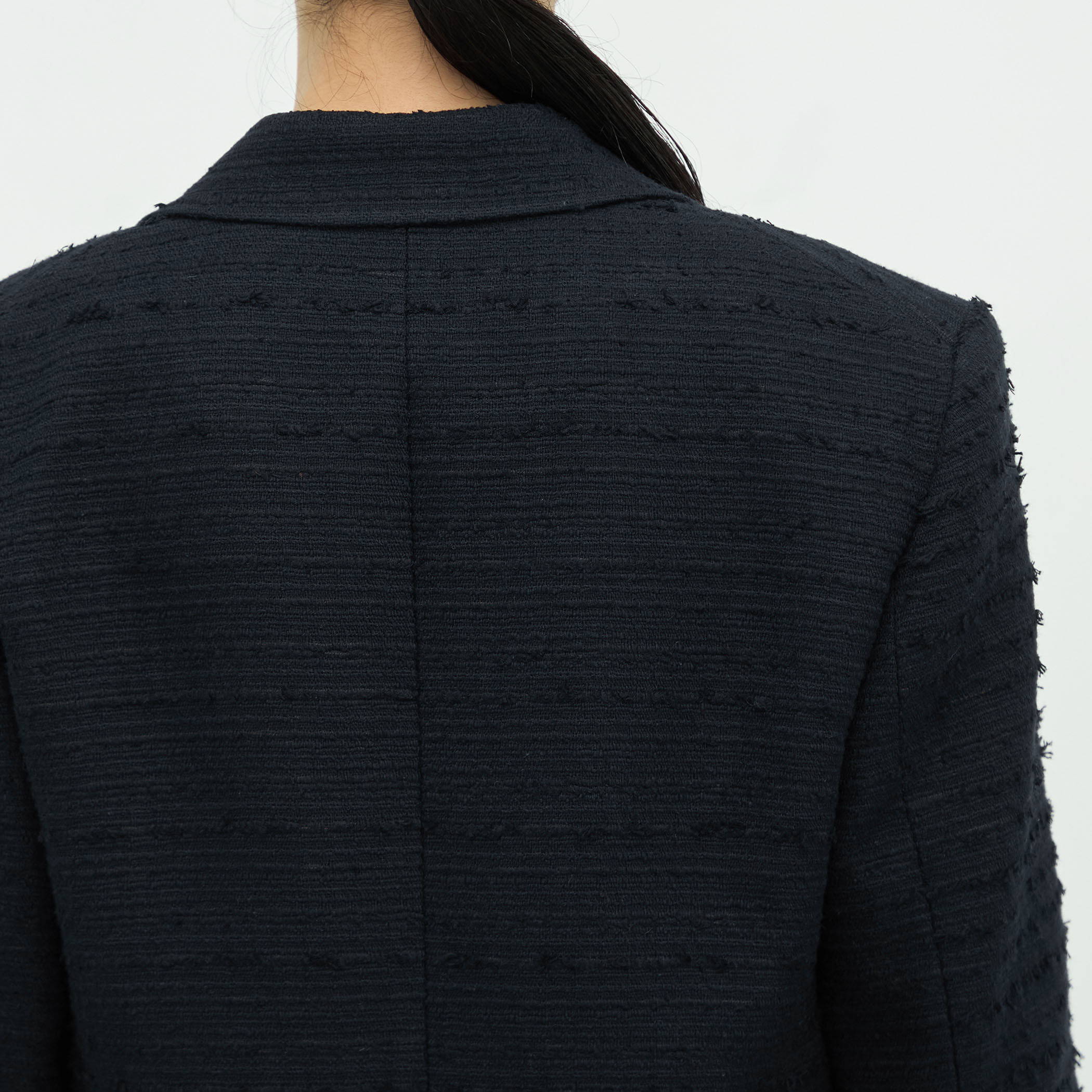 スラブツイード ボタンレスジャケット｜トゥモローランド 公式通販