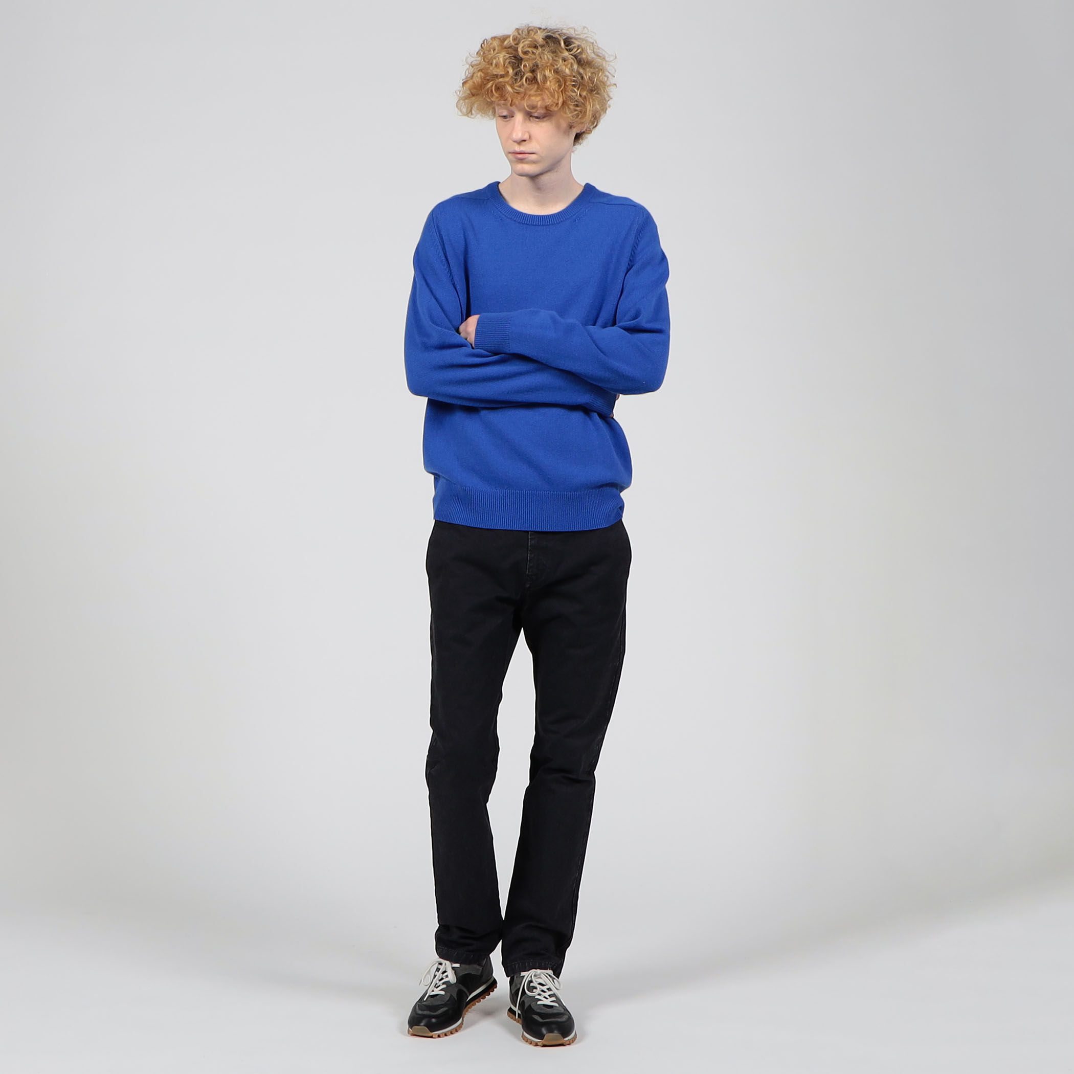 CASHMERE VINTAGE カシミヤ クルーネックニットプルオーバー