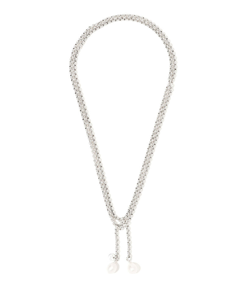 PHILIPPE AUDIBERT Stow long シルバーネックレス