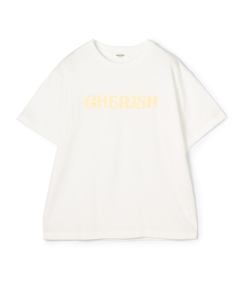 コットンロゴプリント Tシャツ