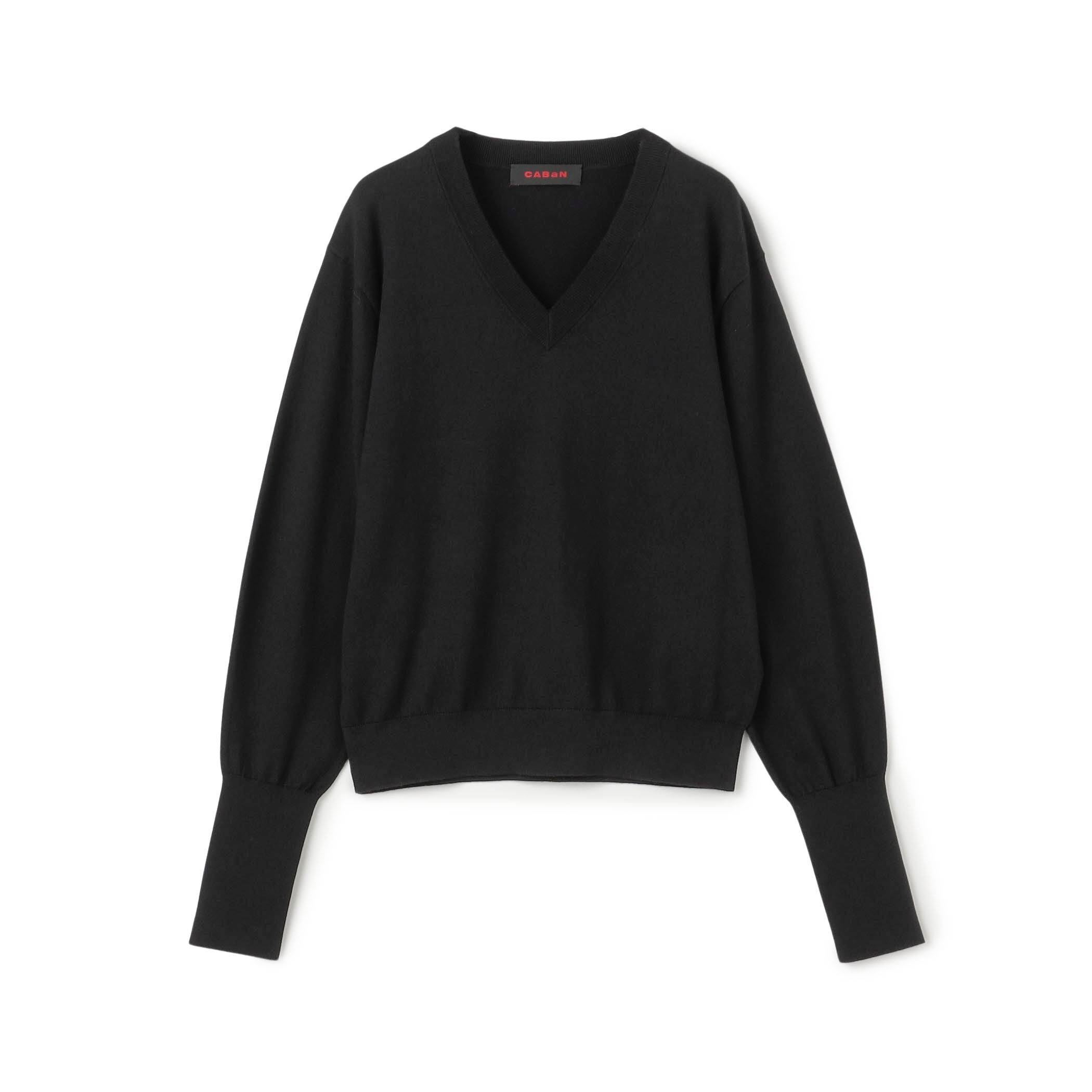 コットンカシミヤストレット Vネックプルオーバー｜トゥモローランド