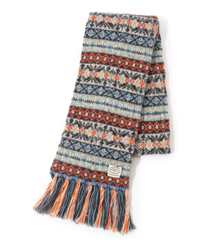 MAISON et VOYAGE フェアアイルジャガード マフラー