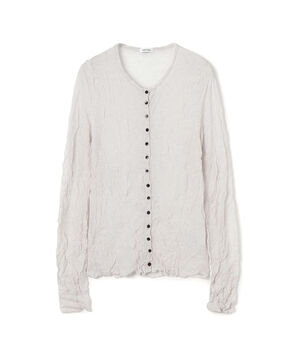 プリーツニット カーディガン