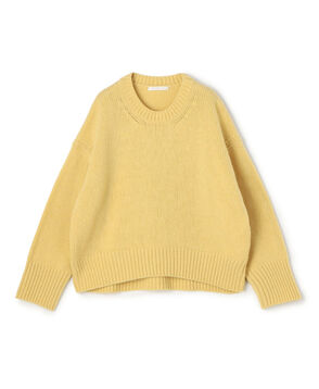 ファインウール クルーネックプルオーバー