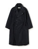 メモリータフタ スタンドカラートレンチコート