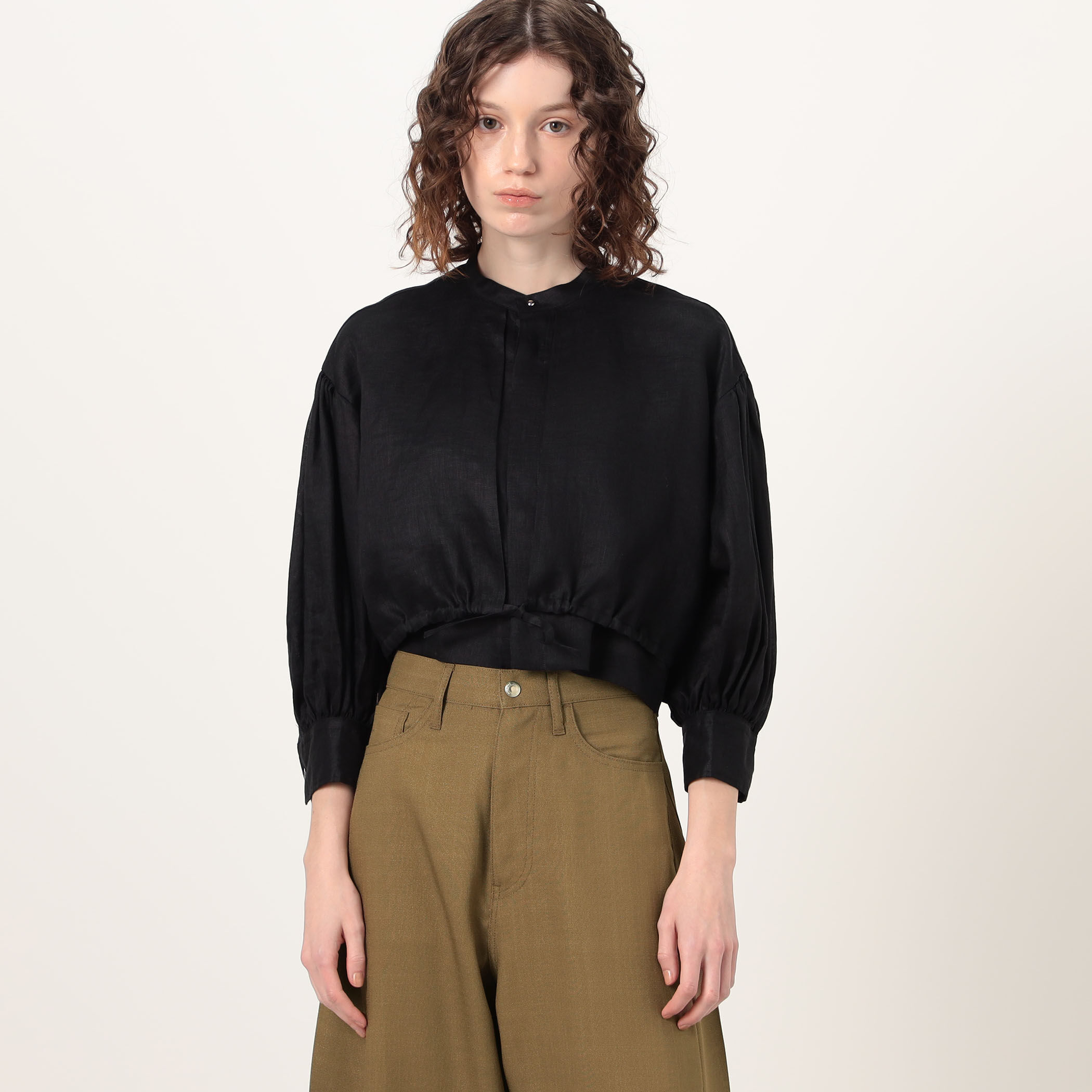 HYKE ブラウス HYKE LINENBALLOON BLOUSE リネンブラウス｜トゥモローランド 公式サイト