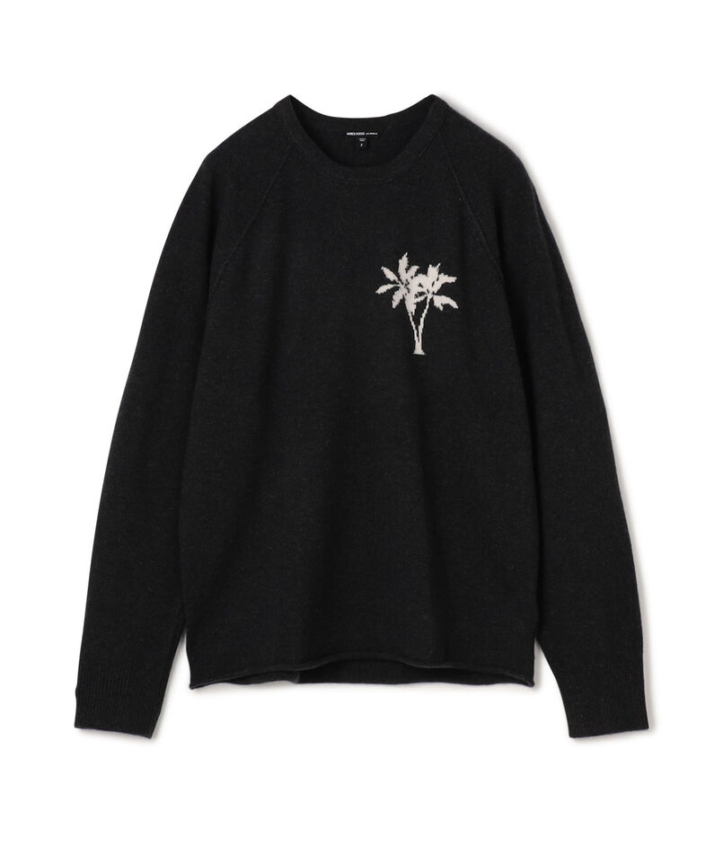 リサイクルカシミヤパーム クルーネックプルオーバー MRBC3589AC