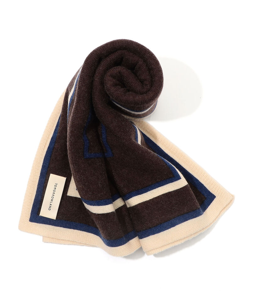 TOMORROWLAND SQUARE KNIT ストール