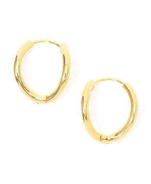 BAR JEWELLERY ウェーブ フープピアス