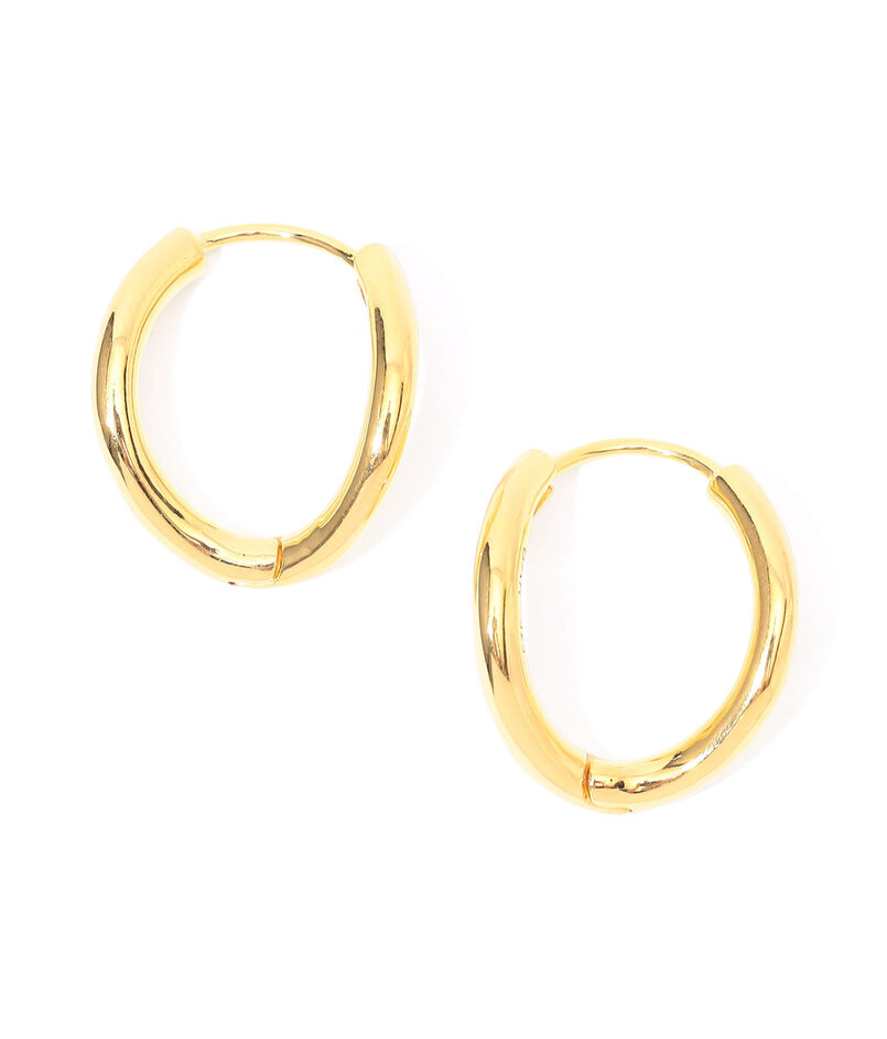 BAR JEWELLERY ウェーブ フープピアス