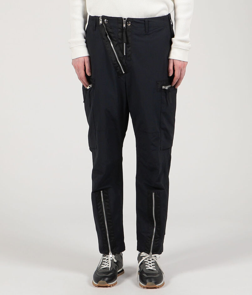 ALMOSTBLACK ZIP CARGO PANTS｜トゥモローランド 公式通販