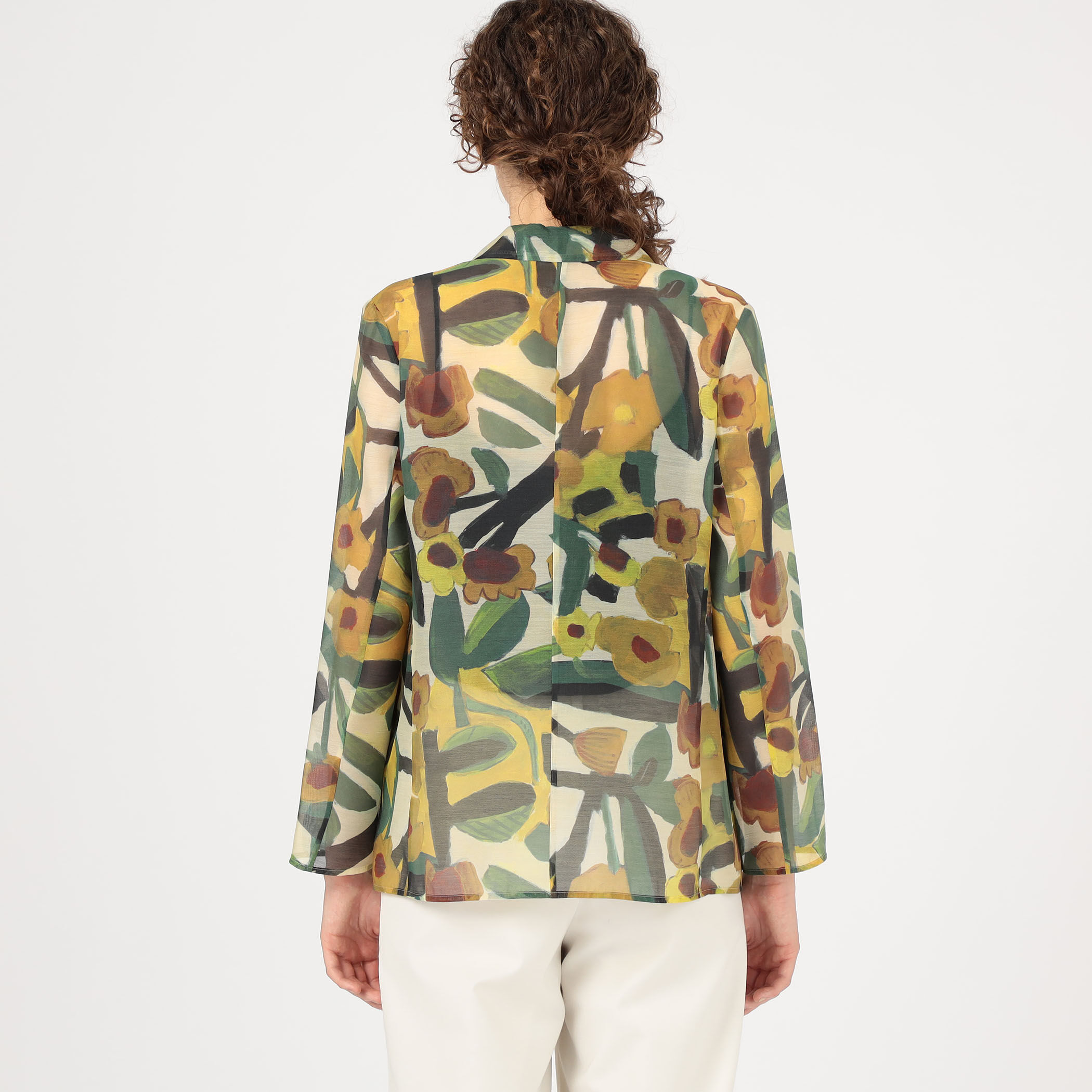 サンフラワープリント シースルージャケット｜トゥモローランド 公式通販