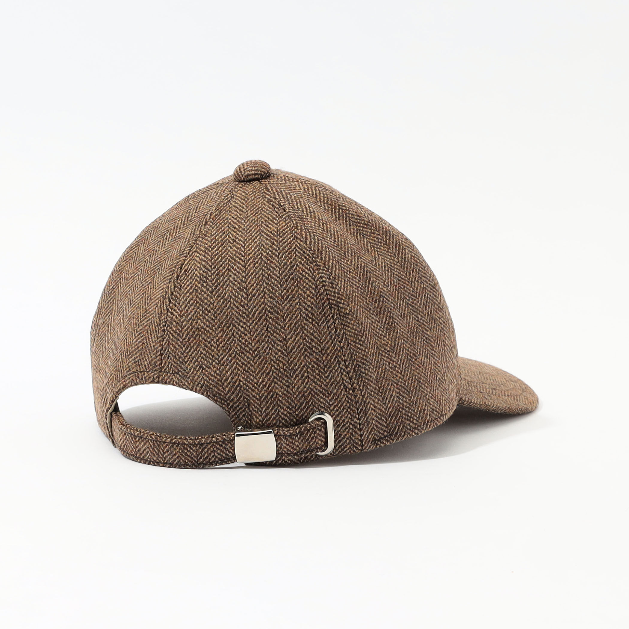 MAISON et VOYAGE ウールツイード ヘリンボーン 6パネルキャップ