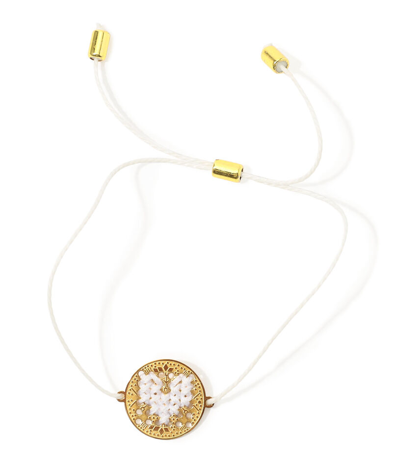 L'EIGHT STUDIO COIN CORD BRACELET