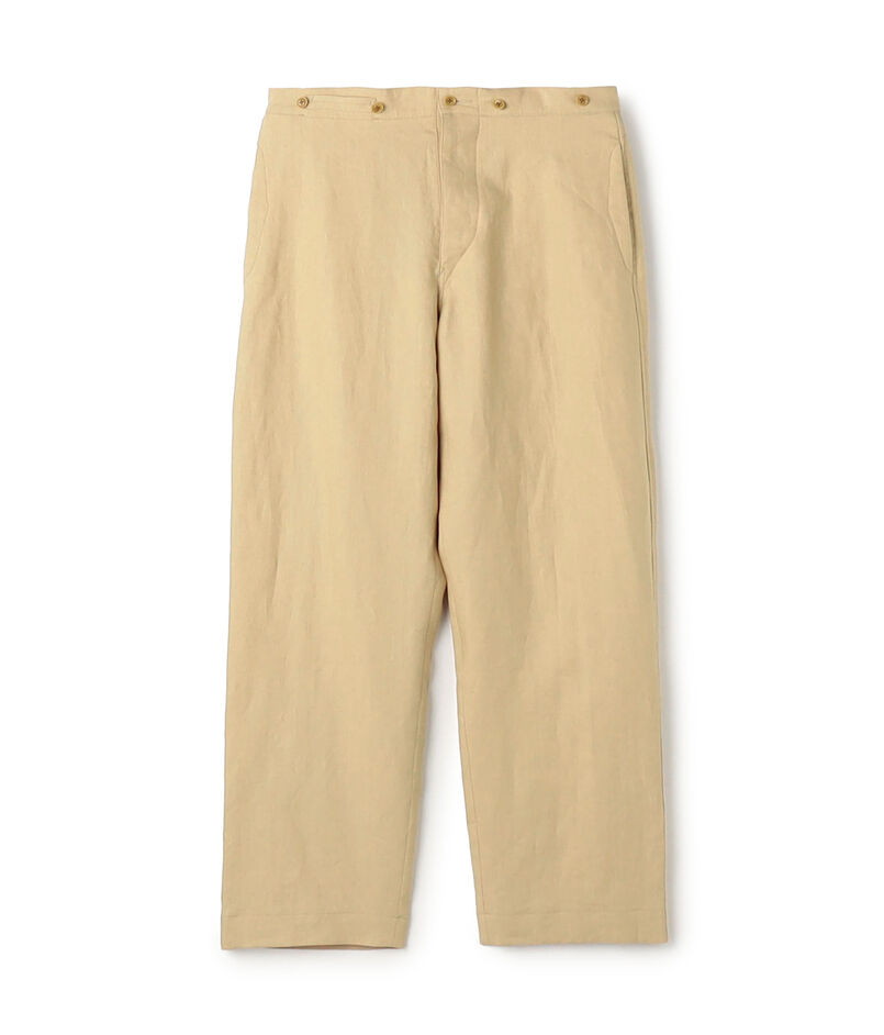 MAATEE&SONS FRENCH WORK PANTS LINEN CAMBUS リネンパンツ