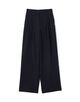 CABaN レーヨンシルクツイル 2タックパンツ