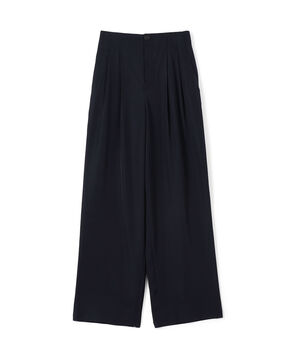 CABaN レーヨンシルクツイル 2タックパンツ
