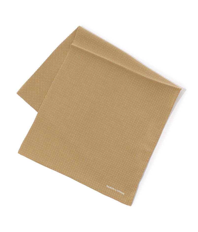 MAISON et VOYAGE シルク 1mmドット スカーフ