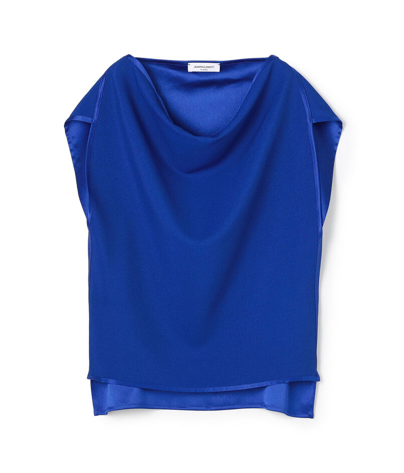 JEANPAULKNOTT NEW ドレープネック プルオーバーブラウス