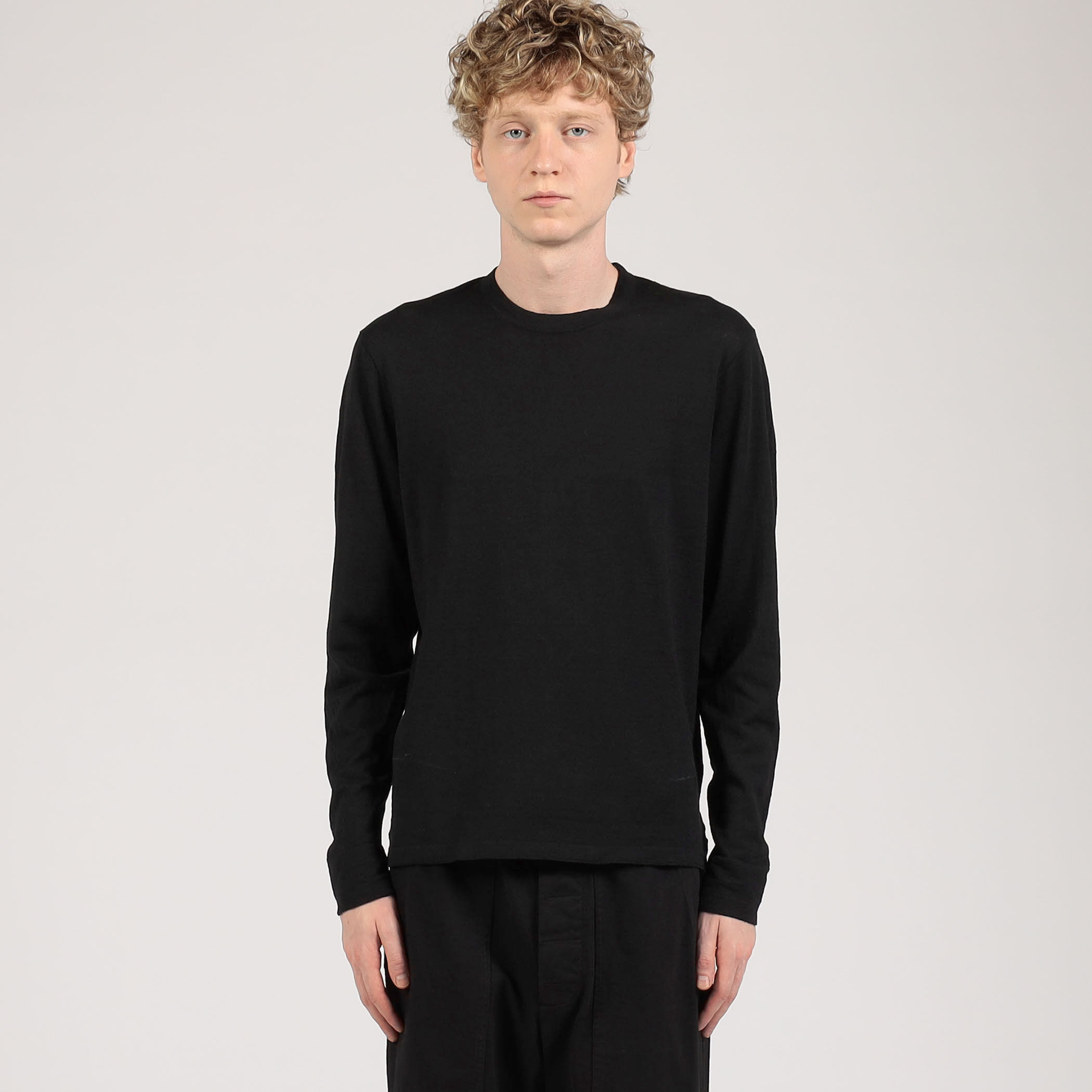 リネンブレンド ロングスリーブプルオーバー MYLP3645