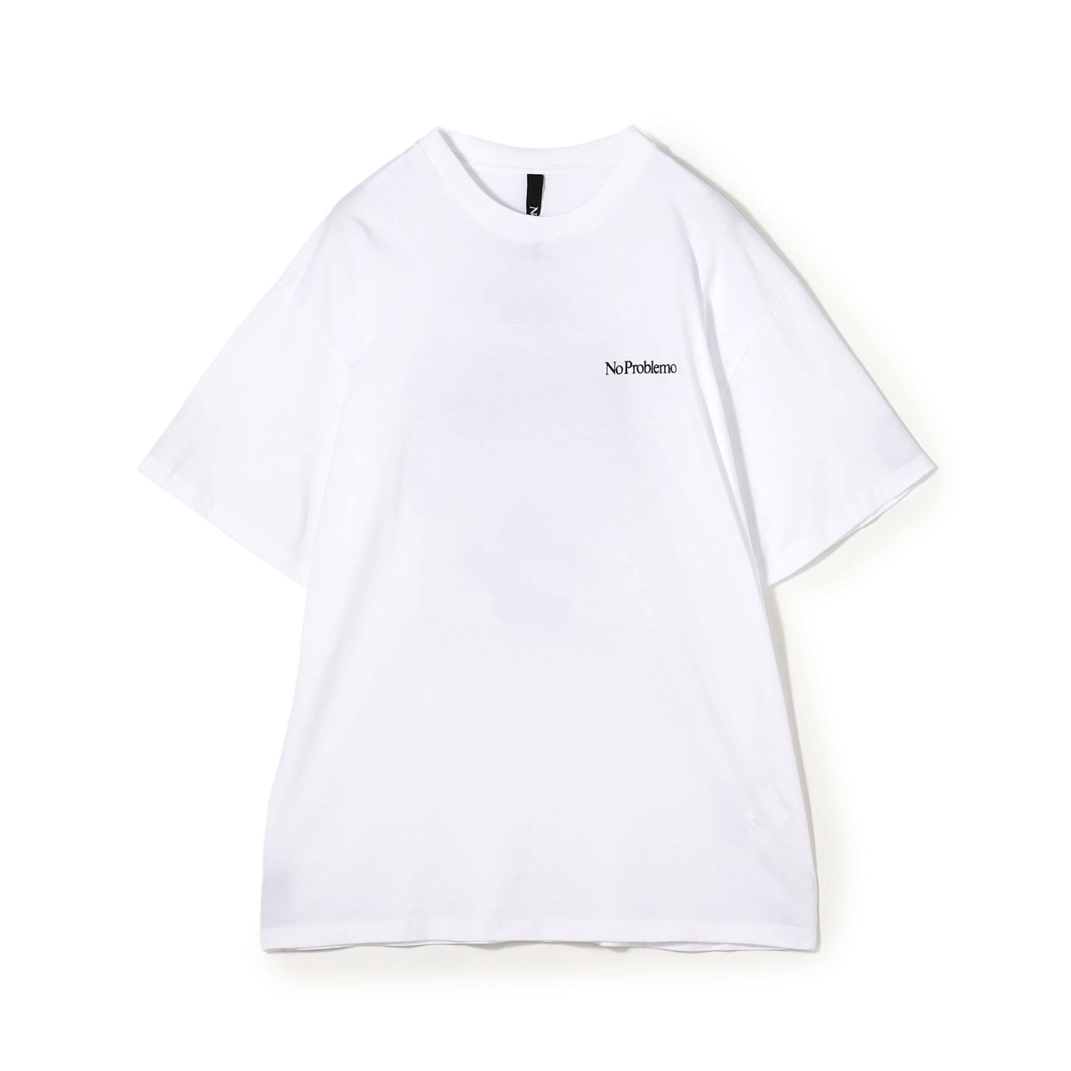 IDEASWAM バックプリント Tシャツ 白色LL袋付き。 No Problemo Trip Advisor SS Tee バックプリントTシャツ