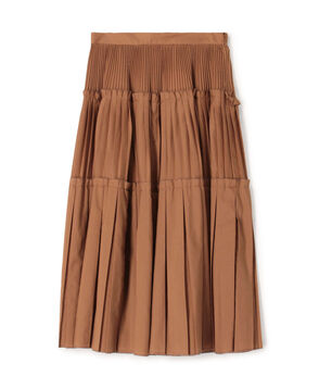 PLAN C PLEATED SKIRT