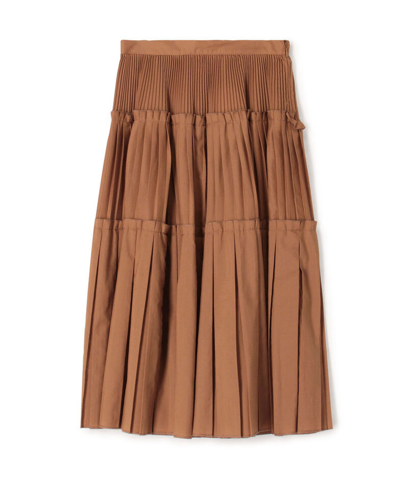PLAN C PLEATED SKIRT