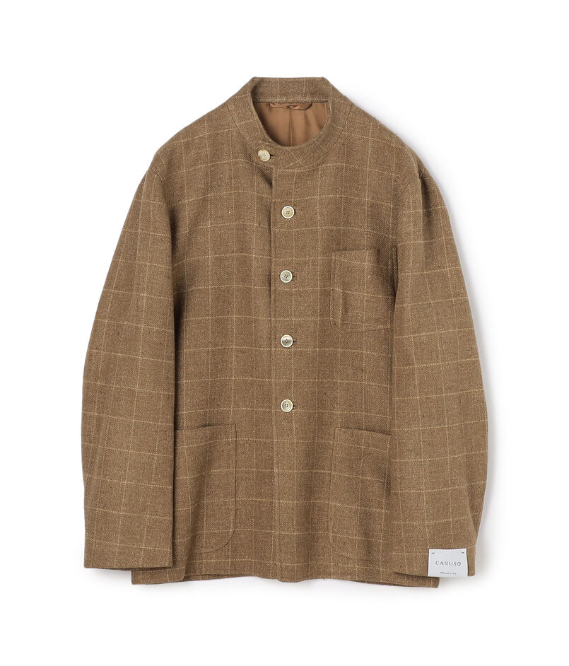 【別注】CARUSO シルクリネン フォレスティエールジャケット