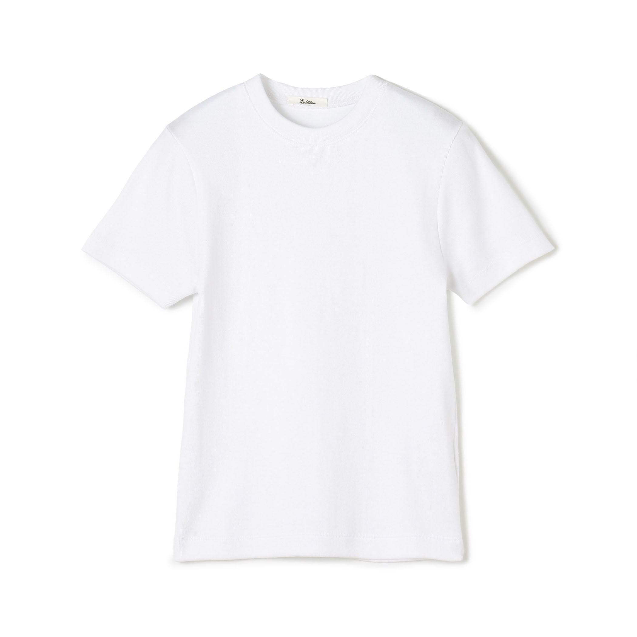 ガーゼフライスジャージー ラウンドネックTシャツ