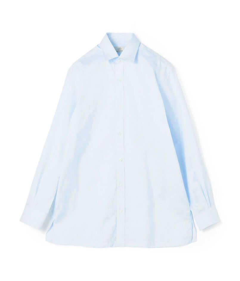 140/2コットンツイル ショートポインテッドレギュラーカラーシャツ