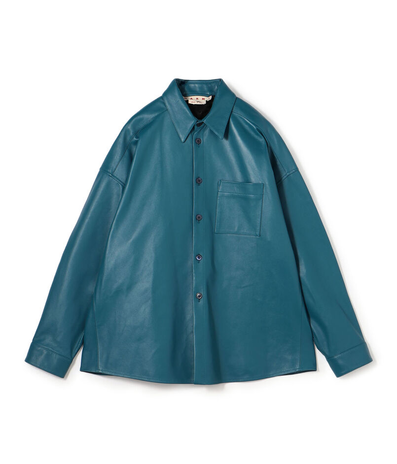 MARNI LEATHER SHIRT ラムレザーシャツ