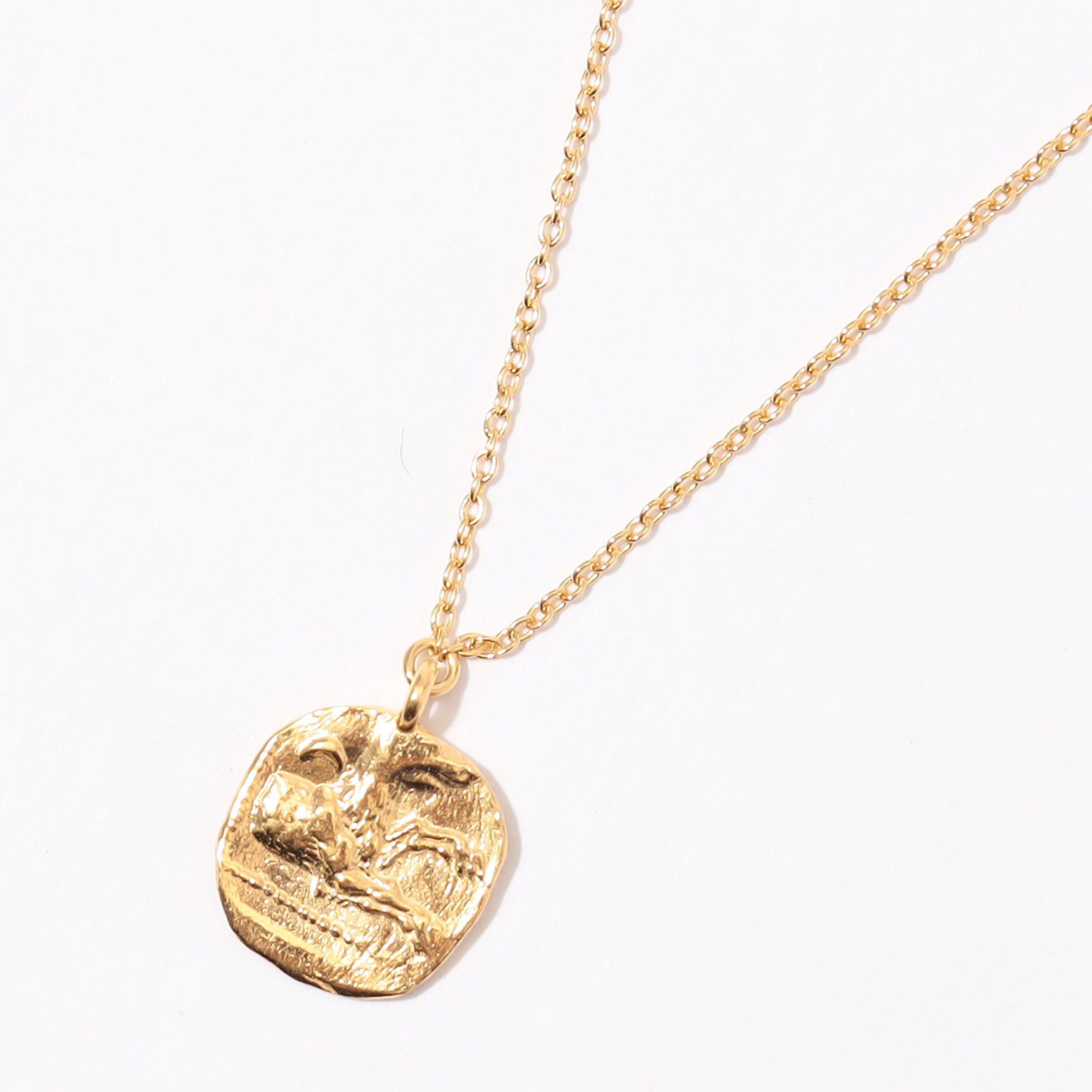 MARIHA Zeus/Horse オーバルチェーン コインネックレス