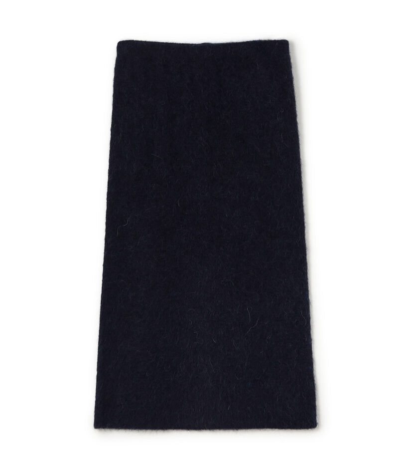 シャギーアルパカ ストレートスカート