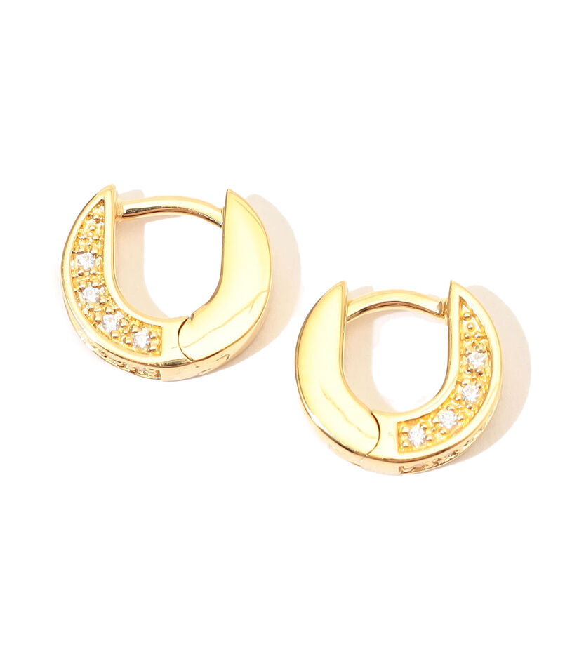 TOM WOOD Nova Huggies Gold ピアス