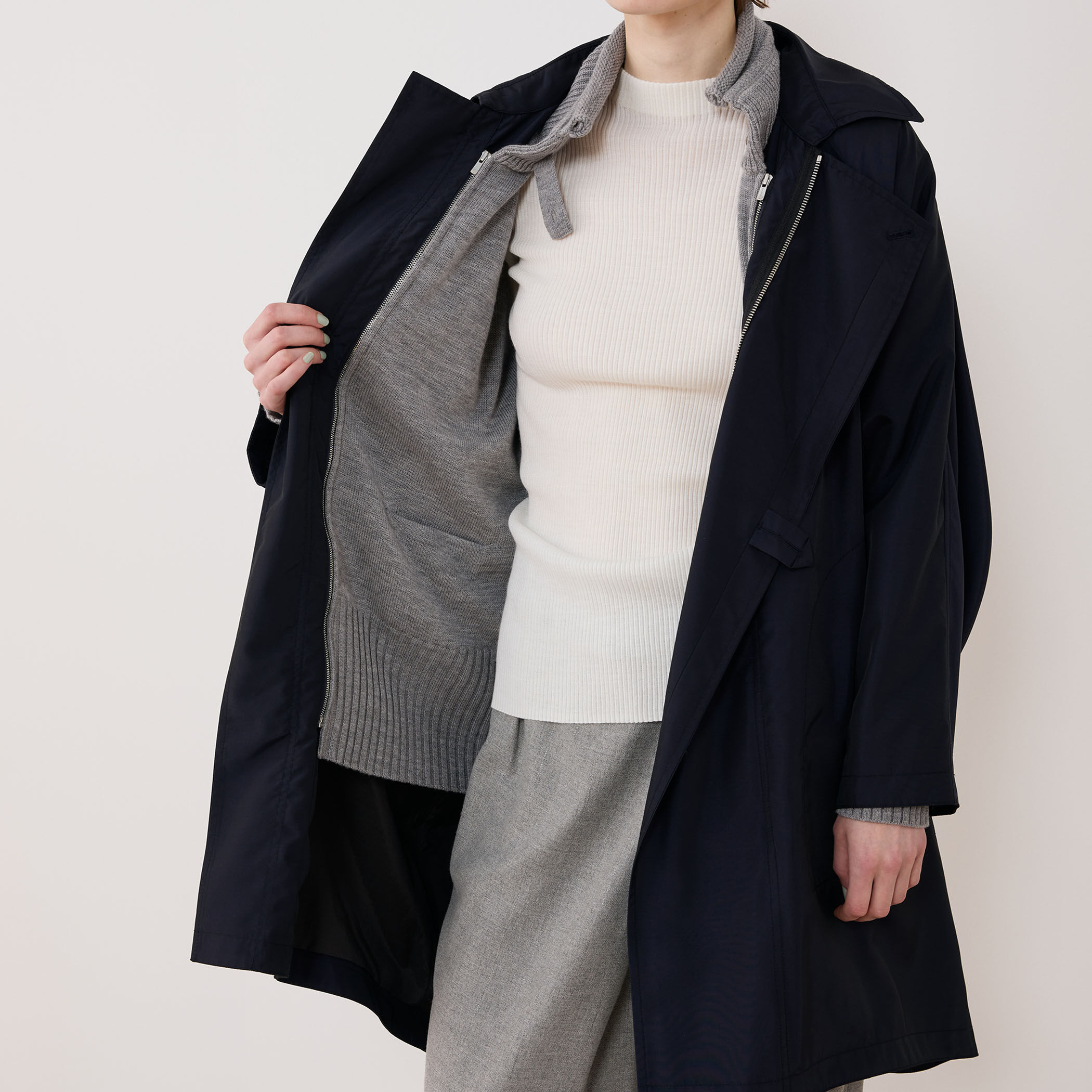 ナイロンシルクタフタ モッズコート｜トゥモローランド 公式通販