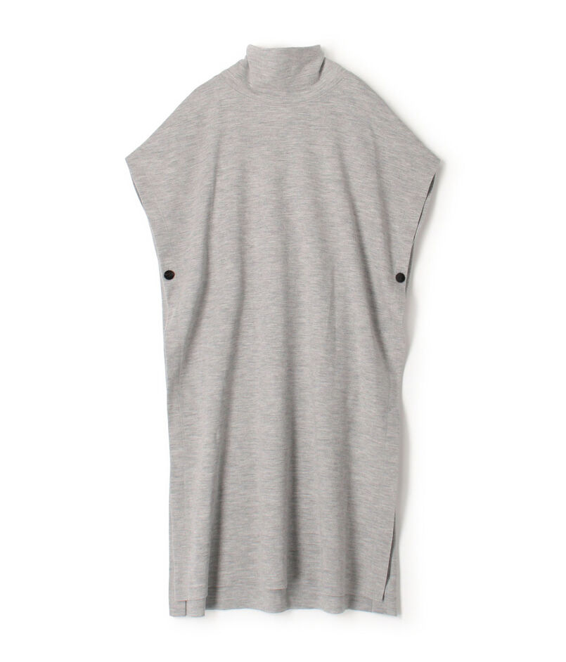 ミルドスムース スタンドネックロングベスト