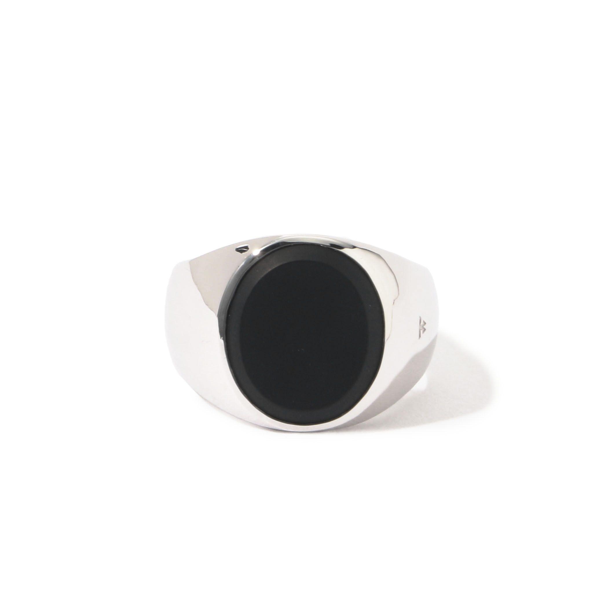 TOM WOOD シルバーリング THE OVAL BLACK ONYX