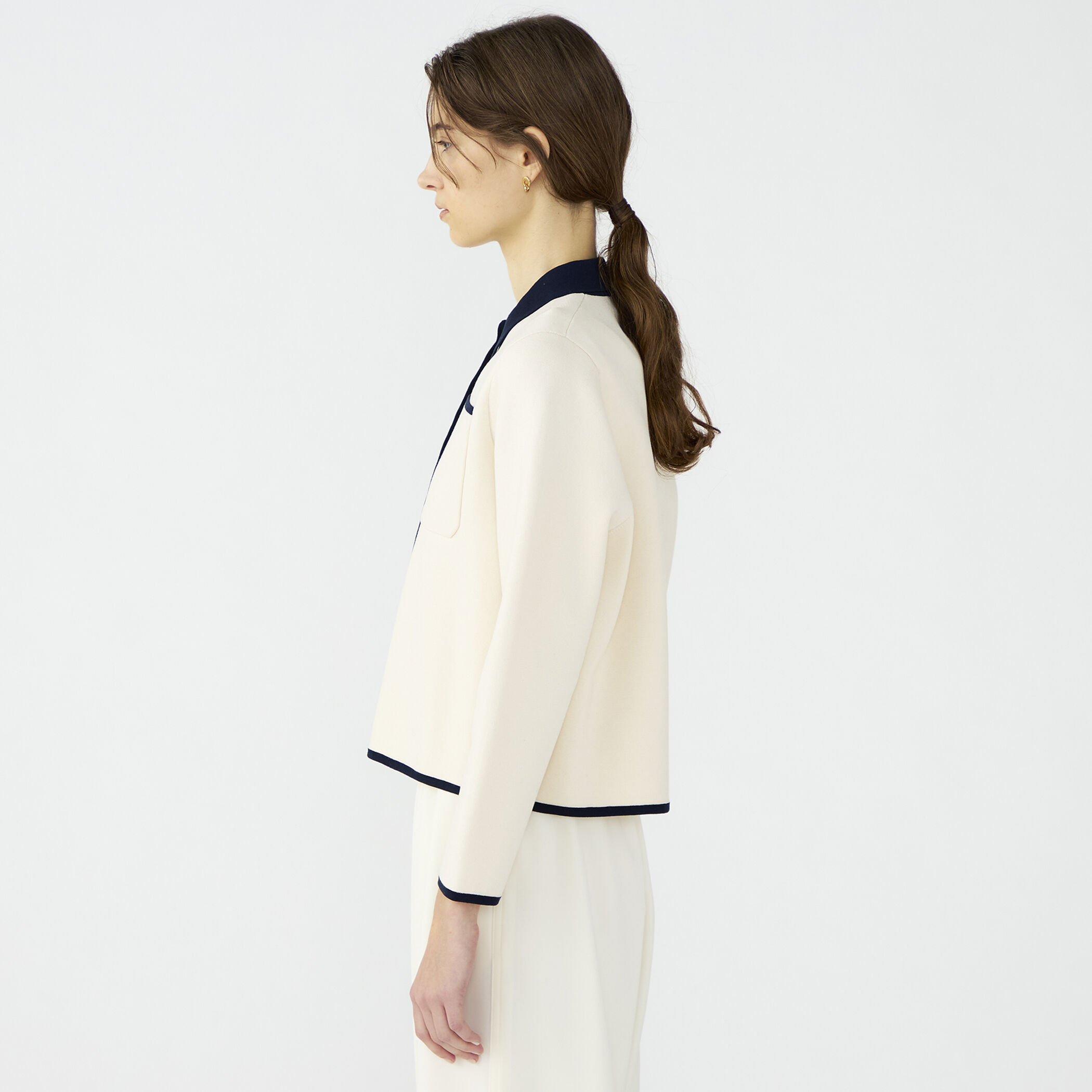 パールコンビ シャツカーディガン｜トゥモローランド 公式通販