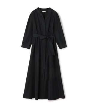 プリーツコンビ シャツワンピース