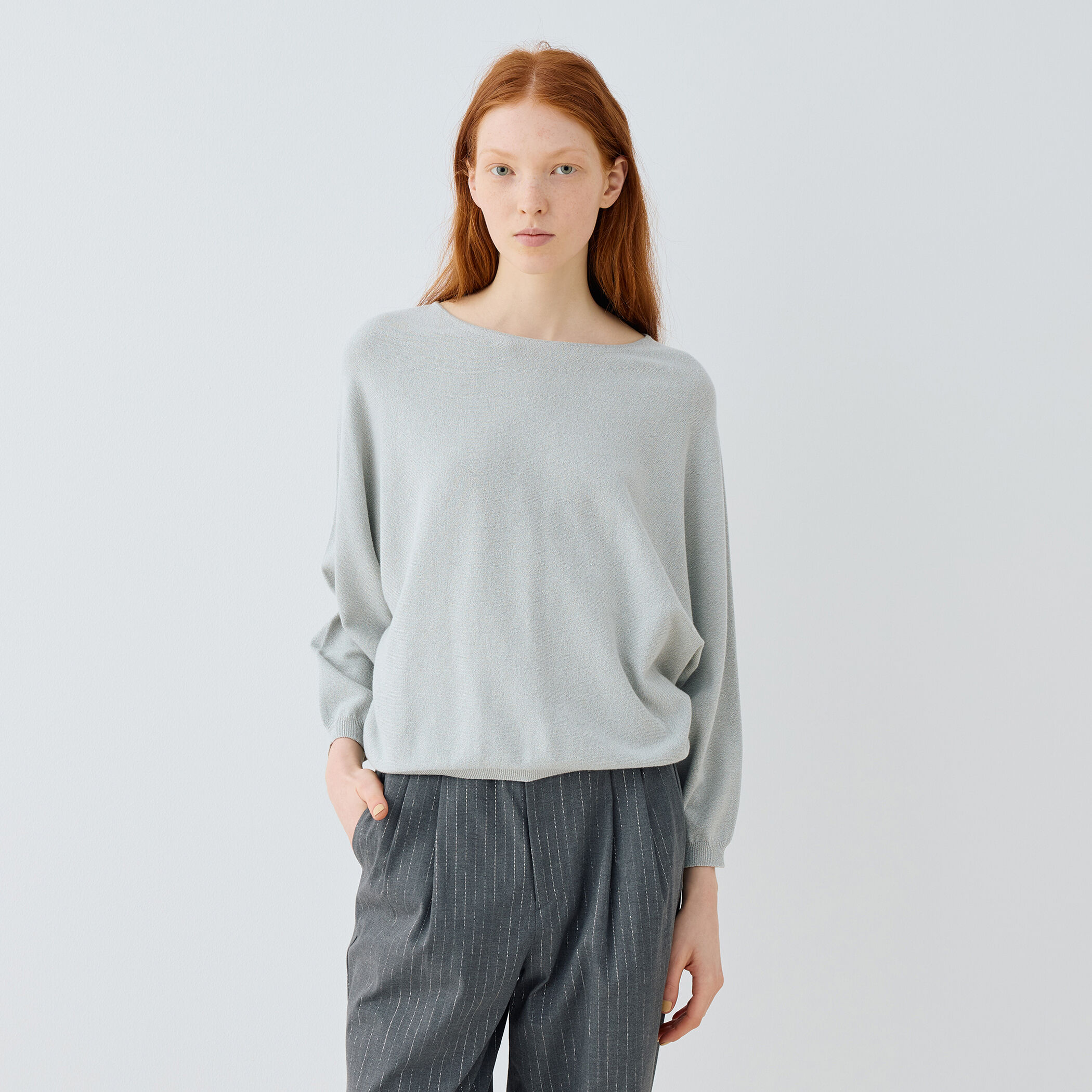 □ストレッチコットン ドルマンスリーブオーバー｜トゥモローランド