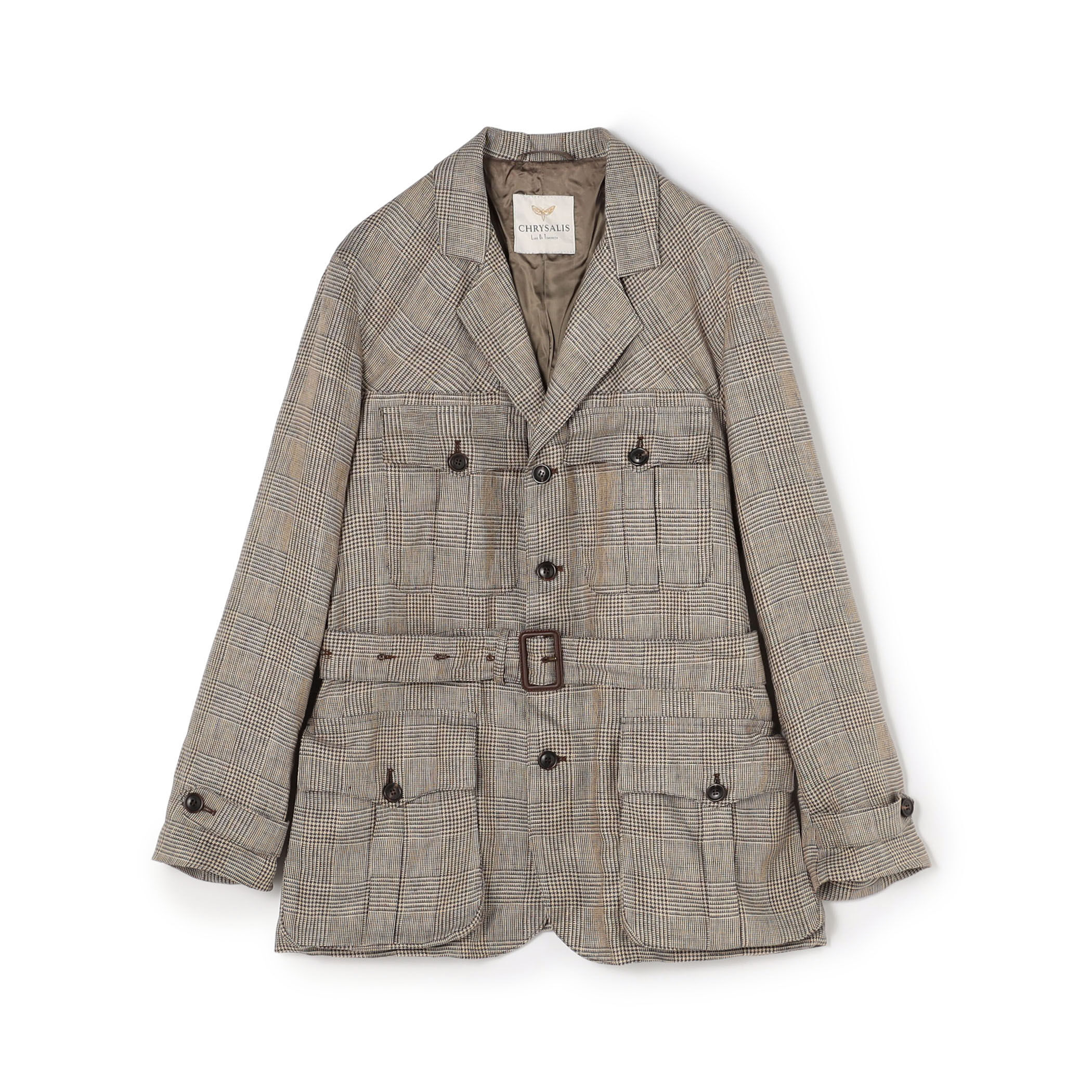 CHRYSALIS GRANGER アイリッシュリネン サファリジャケット