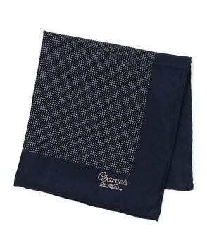 Charvet シルクプリント ポケットチーフ