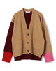 ■NZ LAMB 9G  Vネックカーディガン